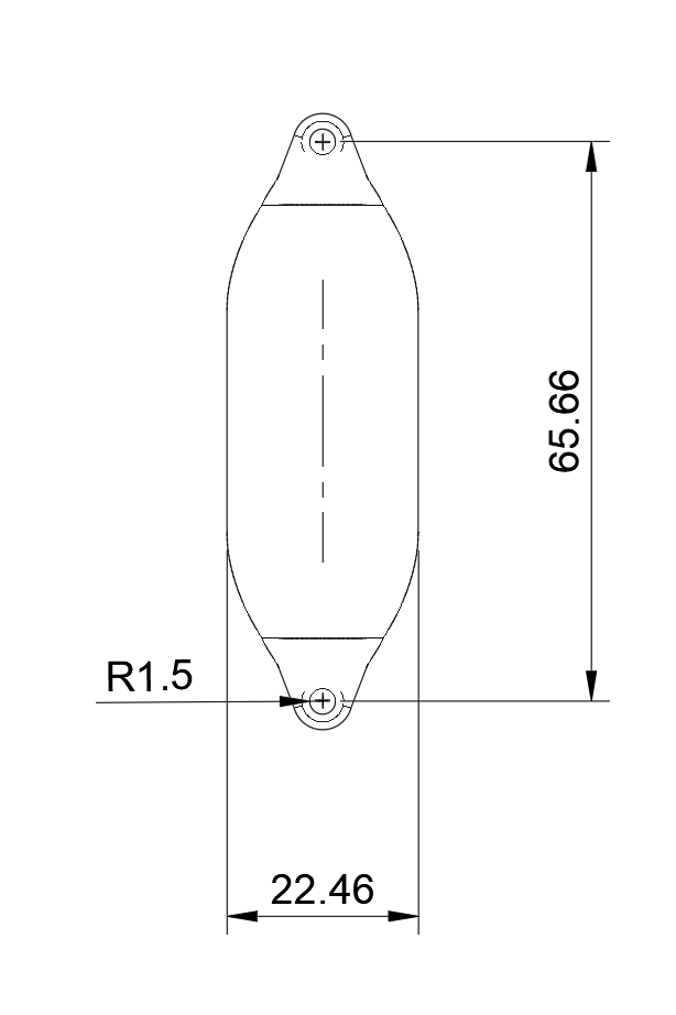 Fichier STL - Pare-Battage 65mm Ø 22mm – Image 2