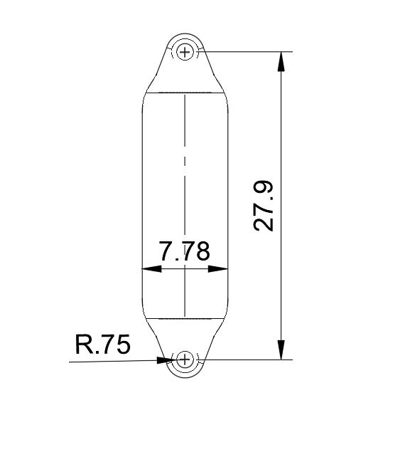 Fichier STL - Pare-Battage 27mm Ø 7mm – Image 3
