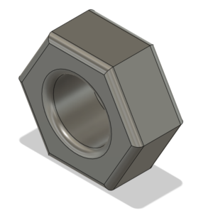 Fichier STL Gratuit - Ecrou Ø 3 mm