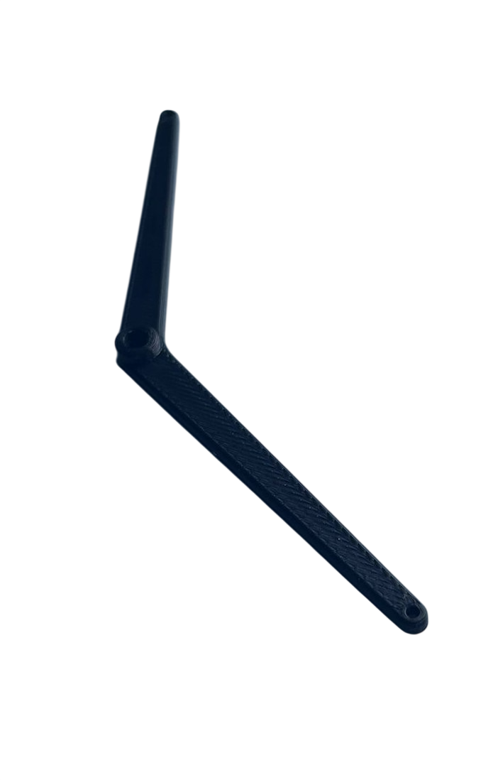 Barre de flèche pour jonc ou tube Ø 4 mm percé Ø 2 mm