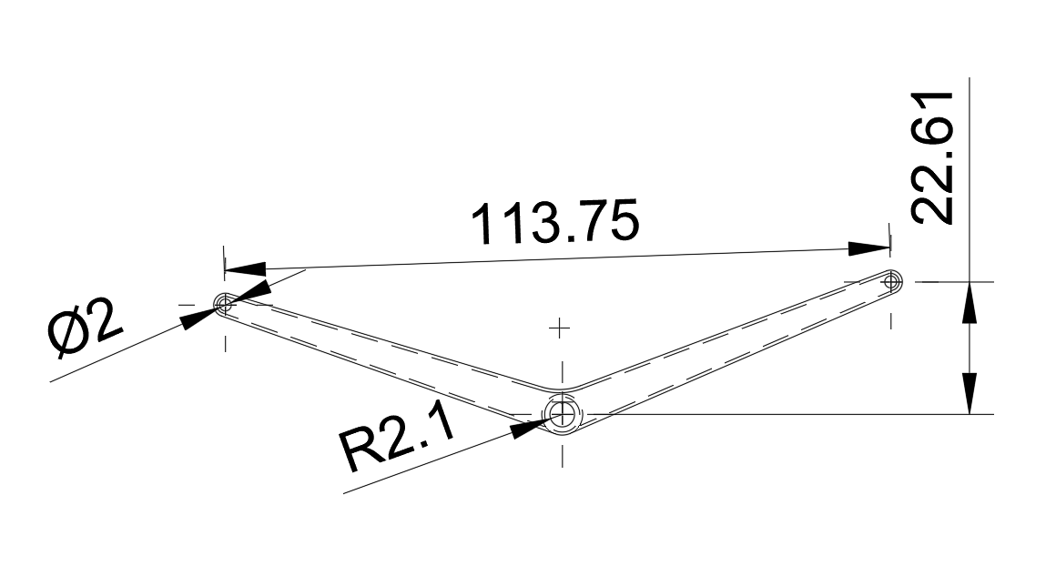 Barre de flèche pour jonc ou tube Ø 4 mm percé Ø 2 mm – Image 2
