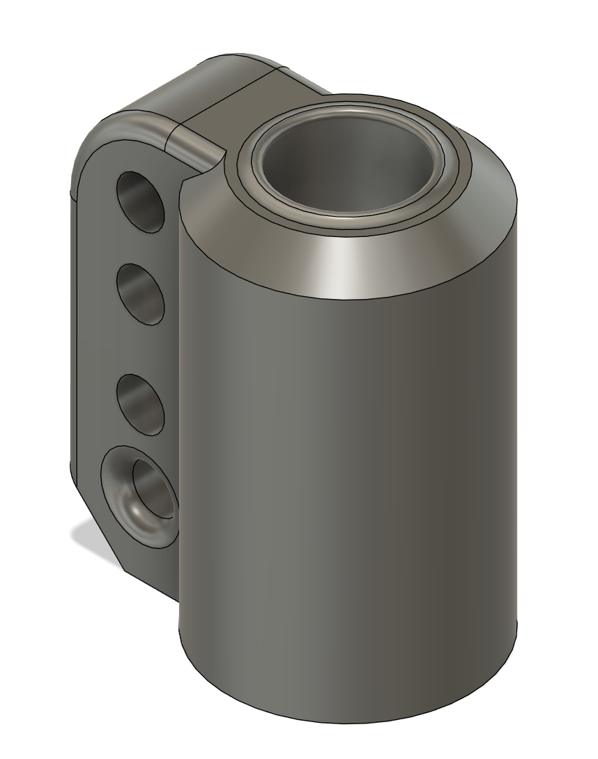 Fichier STL - Capelage – Ø 4 mm à quatre trous Ø 1,5 mm