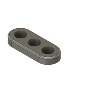 Fichier STL - Tendeurs trois trous 15 mm trou de Ø 2 mm